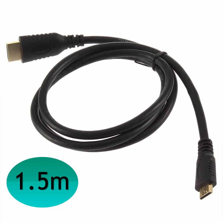 mini HDMI to HDMIケーブル TYPE A mini HDMI-TYPE C HDMI - 変換 ケーブル 1.5m mini HDMI-HDMI V1.4 hdmiケーブル 変換ケーブル mini hdm|leeor|04