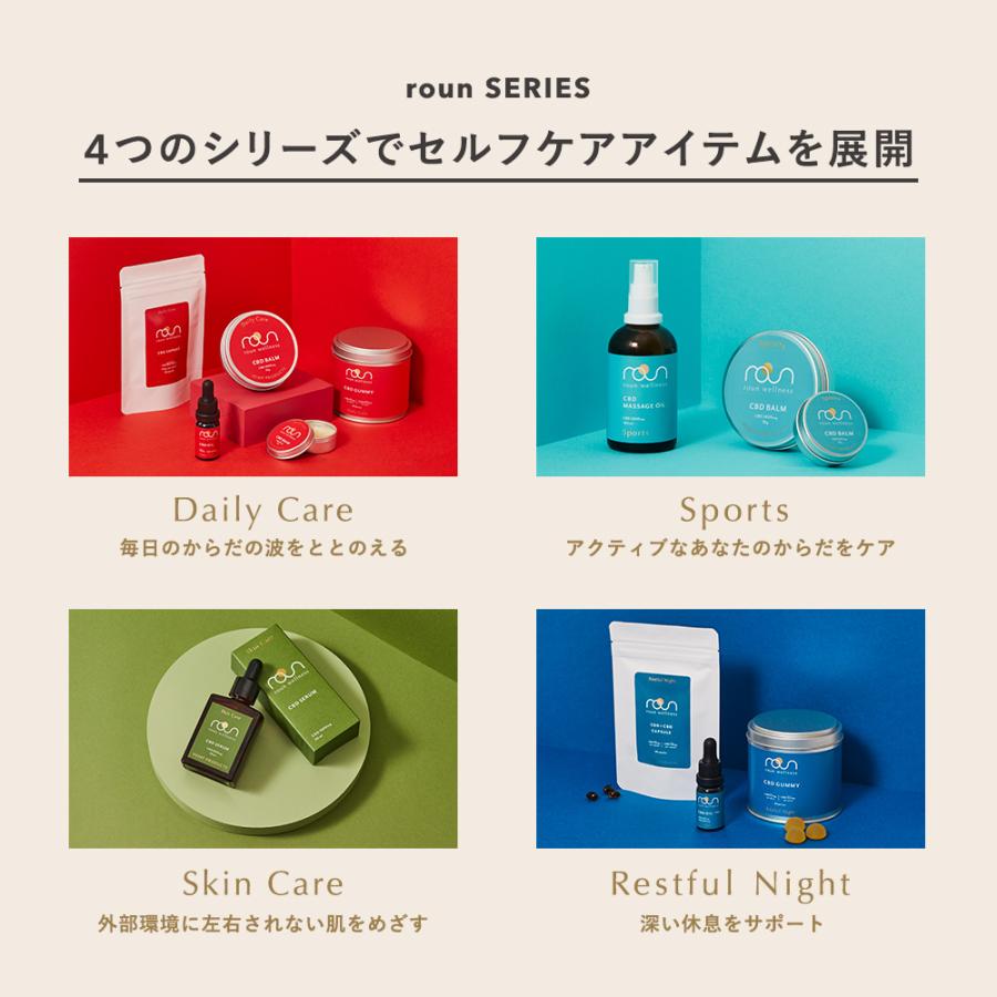 roun（ラウン） CBD ミニ バーム ボディバター CBD 450mg 15g roun cbd