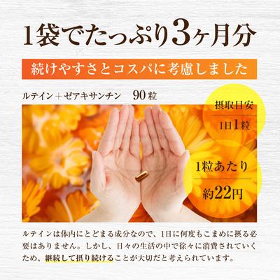 Nature In ルテイン 高濃度 90日分 ルテイン2700mg+ゼアキサンチン