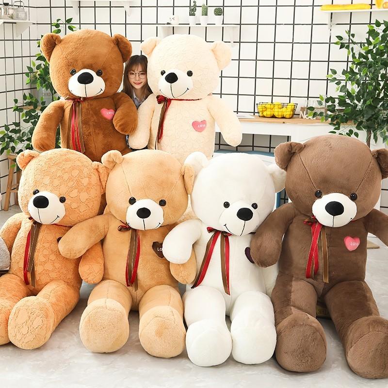 クリスマスプレゼント子供ぬいぐるみ 特大 くまテディベア 可愛い熊 動物 大きい 抱き枕お祝いふわふわ Bear 0cm Yj 大きい 抱き枕お祝いふわふわ 大きい 巨大 0cm Leeショップ くまぬいぐるみ