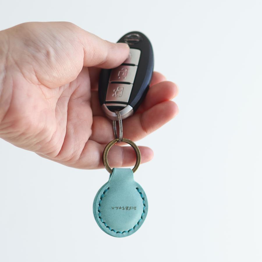 マグネットキーホルダー LF-019 名入れ、メッセージ刻印対応 レザー