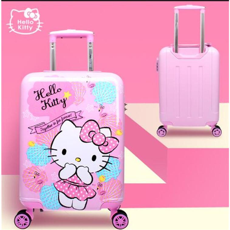 ギフ 包装 ユニバーサルホイール 漫画 子供用トロリーケース 美品 スーツケース 18インチ スーツケース 少女 可愛い バッグ ランドセル Smssvg Org