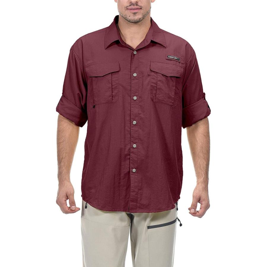 再再販 Donkey Little Andy Uvカット 吸汗速乾 ドライシャツ キャンプ 釣り 登山 2way 半袖 長袖シャツ メンズ トレッキングウェア シャツ カジュアルシャツ