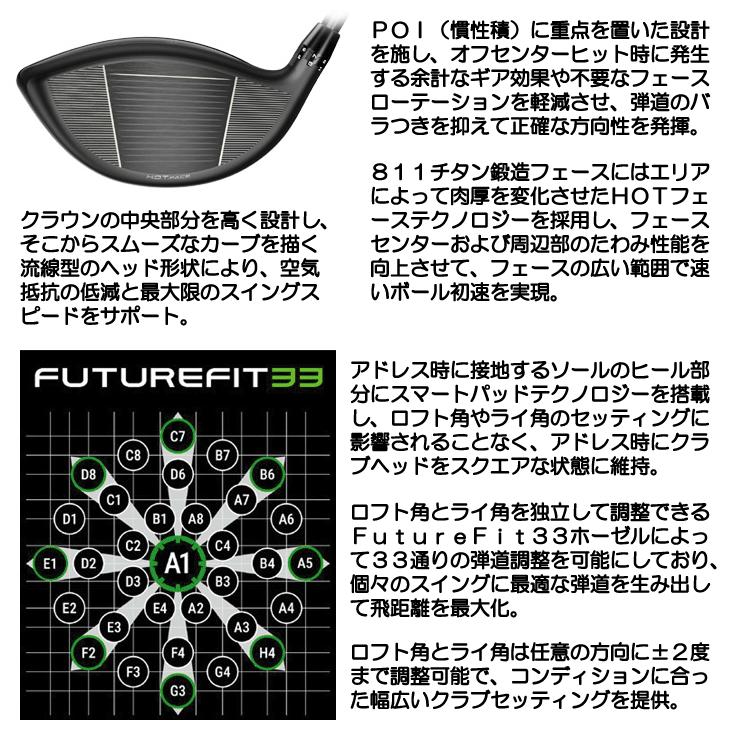 COBRA（コブラ） OPTM (オプティム) X ドライバー LIN-Q for Cobra 右