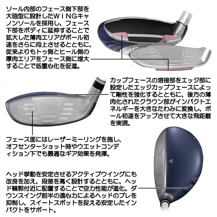 XXIO レディース ダンロップ ゼクシオ14 XXIO14 ブルー ハイブリッド