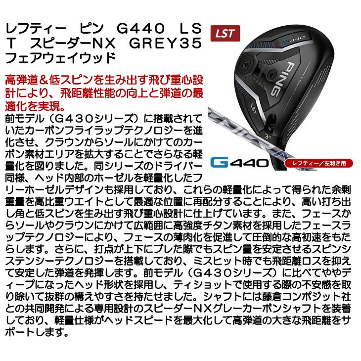 【レフティ】ピン PING G440 SFT 9° ヘッドのみ PING（ピン） レフティー PING G440 LST フェアウェイウッド