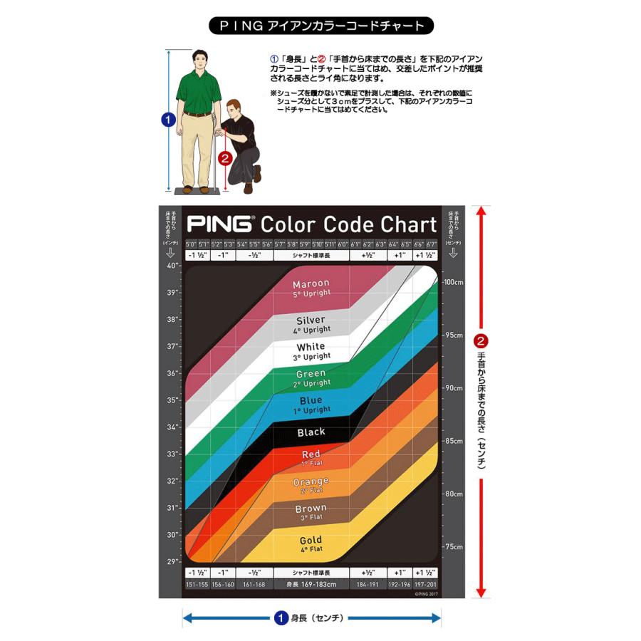 PING レフティー/左利き用 ピン I230 TOUR 2.0CHROME-Iアイアン 単品