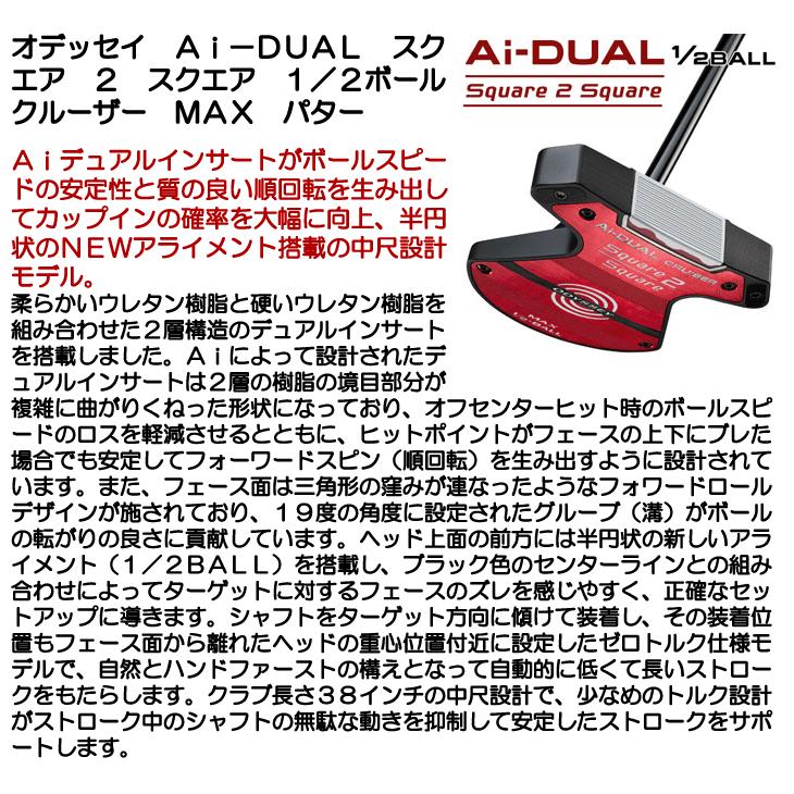 ODYSSEY（キャロウェイゴルフ） オデッセイ Ai-DUAL SQUARE 2 1/2-BALL