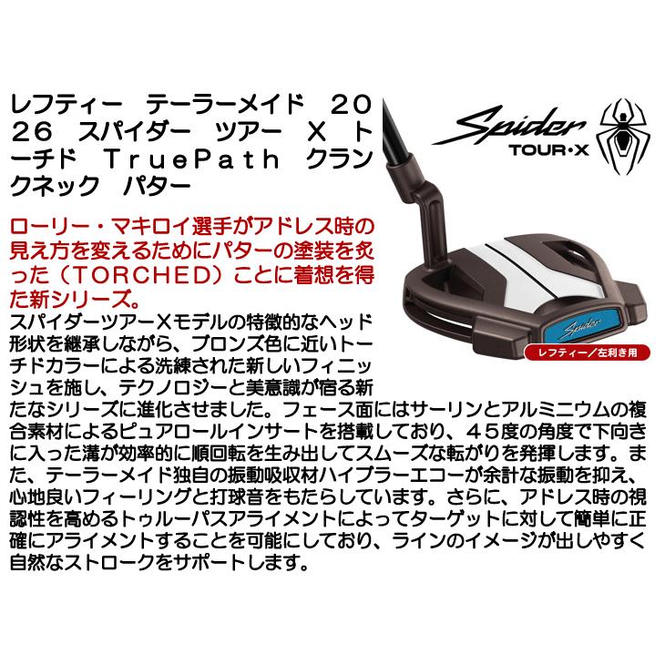 TaylorMade（テーラーメイド） レフティー スパイダーツアー X