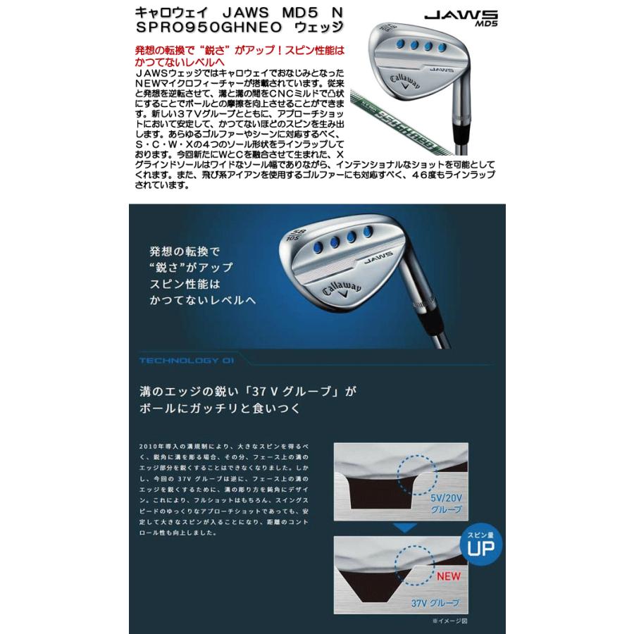 Callaway キャロウェイ JAWS MD5 ジョーズ マックダディ クロム