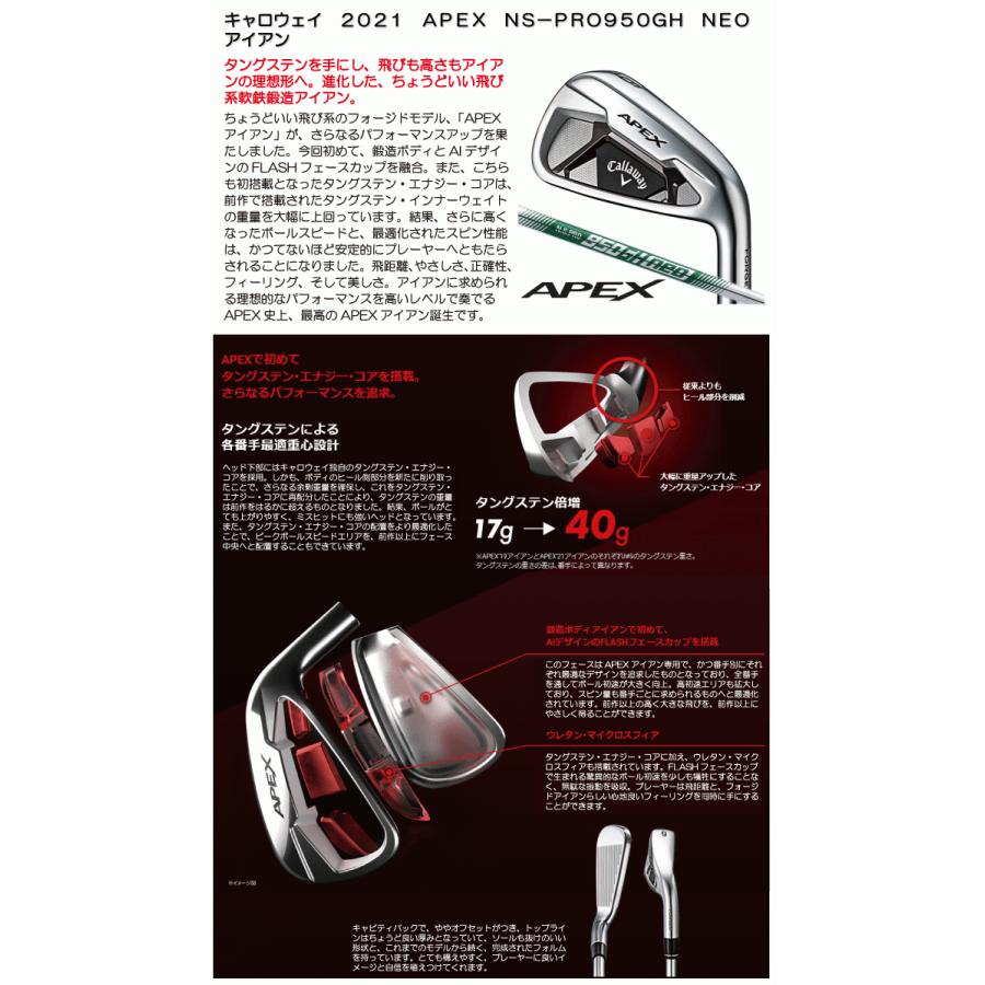 Callaway（キャロウェイ） 訳あり 2021 APEX エイペックス NSプロ