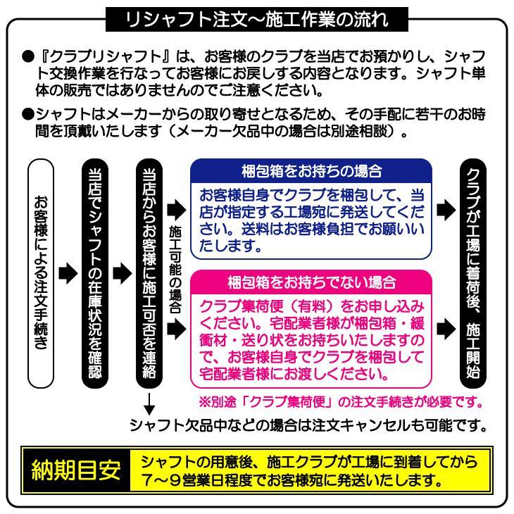 クラブリシャフト》工賃込 日本シャフト NSプロ ゼロス7 アイアン用