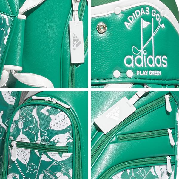 adidas アディダス キャディバッグ 緑 アディダス 【オリジナルスゴルフ】軽量 コンパクト モノグラム
