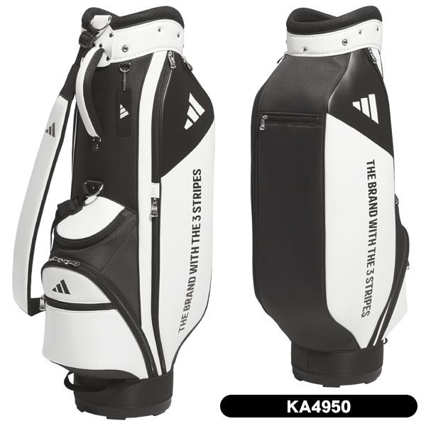 /アディダス ゴルフ キャディーバック９型【ライトシルバー】新品！ adidas（アディダス） キャディバッグ QF624 メンズ ワーディング