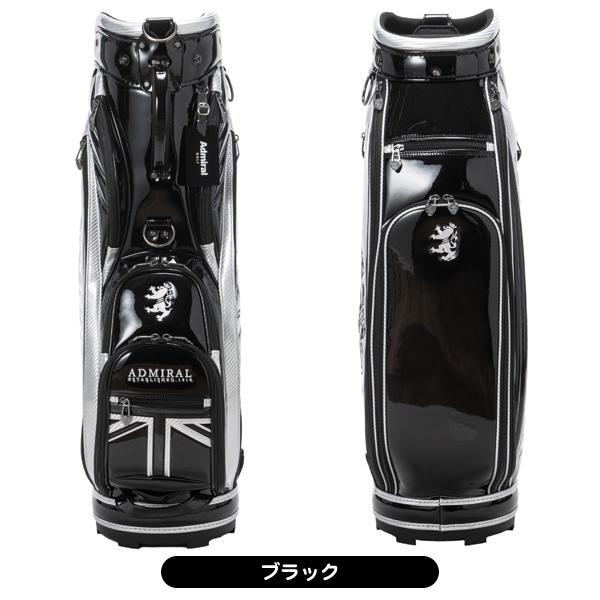 Admiral Golf アドミラル ゴルフ キャディバッグ エナメル フード付 Admiral Golf（アドミラルゴルフ） 付属ネームタグ名入れ無料