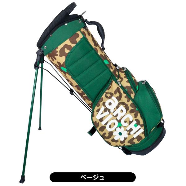 新品、未使用　ヒョウ柄 ゴルフキャディバッグ archivio アルチビオ キャディバッグ A510001 レディース ヒョウ
