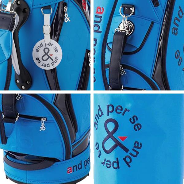 and per se 2025年新作キャディバッグユニセックス　ターコイズブルー and per se 2025年新作キャディバッグユニセックス ターコイズ