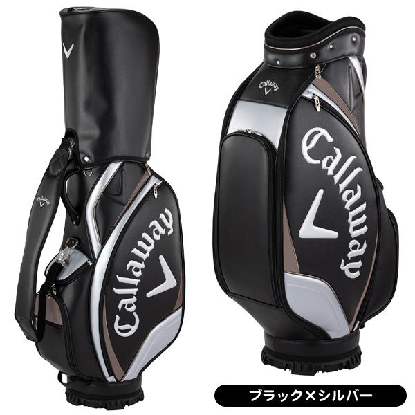 Callaway キャロウェイ キャディバッグ ゴルフバックブラック/シルバー Callaway（キャロウェイ） キャディバッグ エクシア メンズ カート型