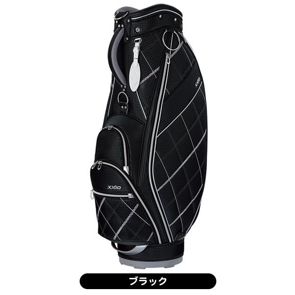 XXIO ダンロップ　キャディバッグ スタンド型　千鳥柄　モノトーン　白黒 値下！XXIO ダンロップキャディバッグ スタンド型千鳥柄