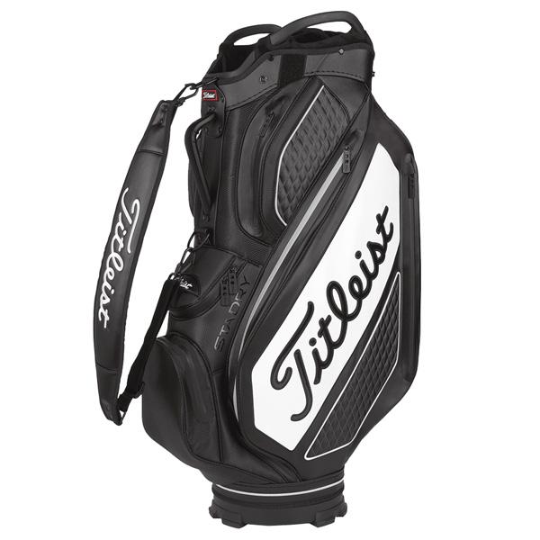 タイトリスト キャディーバッグ TB20SF4 ミドルサイズ 白黒 Titleist（タイトリスト） TB20CT1 10型 4.0KG プレミアム キャディ