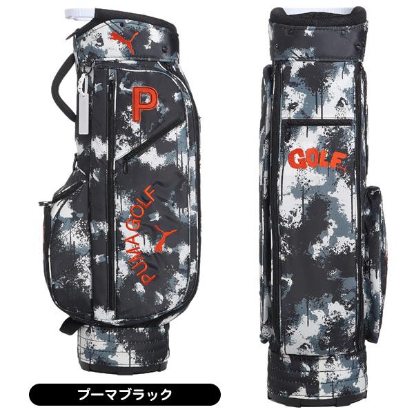 メンズ プーマ 2024 ゴルフEX V1 091354 キャディバッグ 男性用 PUMA（プーマ） ☆付属ネームタグ名入れ無料☆プーマ 2024