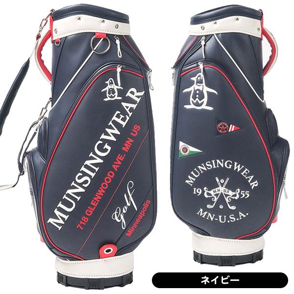 Munsingwear ゴルフバッグ ゴルフバッグ ネイビー Munsingwear メンズ マンシングウェア 2025 MG5SCB01M 大口径