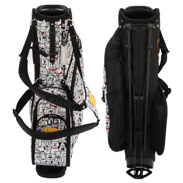 LOUDMOUTH レッドキャディバッグ Amazon | ラウドマウス ポーチ付き キャディバッグ LM-CB0018