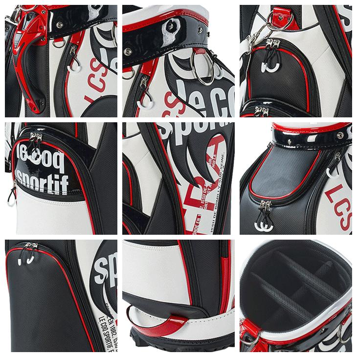 【新品未使用品】　販売店舗限定品　le coq sportif キャディバッグ ルコックスポルティフ(le coq sportif) キャディバッグ QQCTJJ01