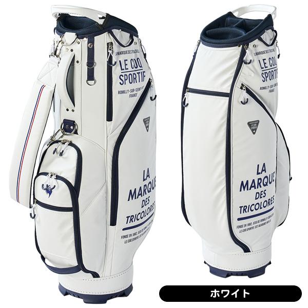 le coq sportif キャディバッグ ゴルフバック　ホワイト le coq sportif - ルコック レディース キャディバッグ QQL1207