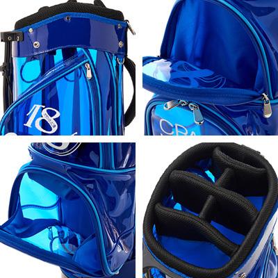 フランク三浦 FMG-SK-CB スケルトン スタンド キャディバック : ゴルフ