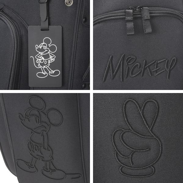 Disney（ディズニー） XYMG4FC1 ブラックミッキー キャディバッグ