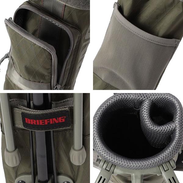 BRIEFING ゴルフ スタンドキャディバッグ　ウルフグレー BRIEFING GOLF（ブリーフィングゴルフ） ブリーフィング BRG223G25