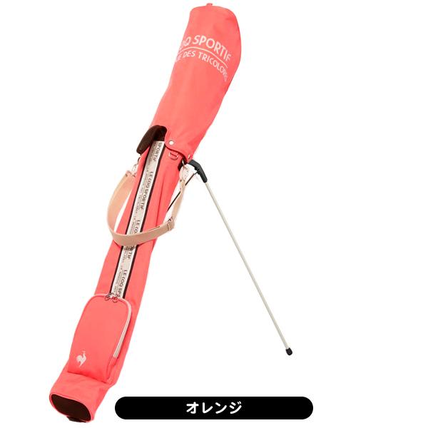 【美品】ルコック ゴルフ セルフスタンド クラブケース（赤） ルコックスポルティフ ゴルフ le coq sportif golf スマホ
