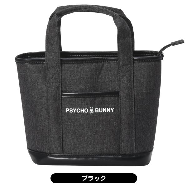 PSYCHO BUNNY 大容量バッグ ブラック Psycho Bunny（サイコバニー） ラウンドトートバッグ PBMG6AB9 メンズ