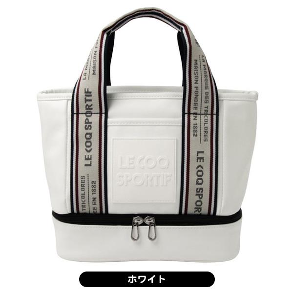新品未使用 LE COQ SPORTIFゴルフラウンドバッグホワイト保冷機能付き le coq sportif GOLF（ルコックスポルティフ ゴルフ） ルコック