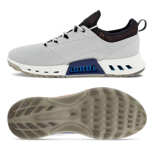 ECCO GOLF BIOM C4 40 ホワイト/ブラック ECCO Golf BIOM C4 メンズ レザーGore-Texゴルフシューズ | ホワイト