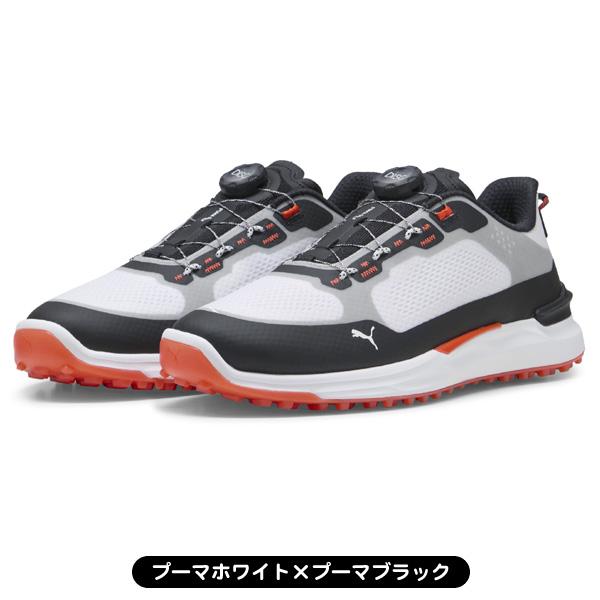 2025年モデルサンプル品★プーマゴルフ★イグナイトブレイズ2★23.5★BK PUMA（プーマ） ゴルフシューズ イグナイト JPX ディスク 312652