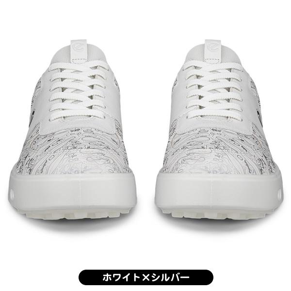 ecco ゴルフシューズ 女性用 ホワイト/シルバー ecco（エコー） 【在庫処分】ecco ゴルフシューズ ストリート 720