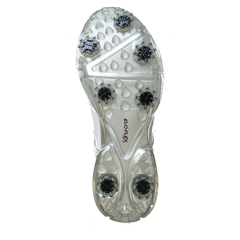 アクセル EVO FLEX VER2 AXGS-20303 ゴルフシューズ 白/赤 