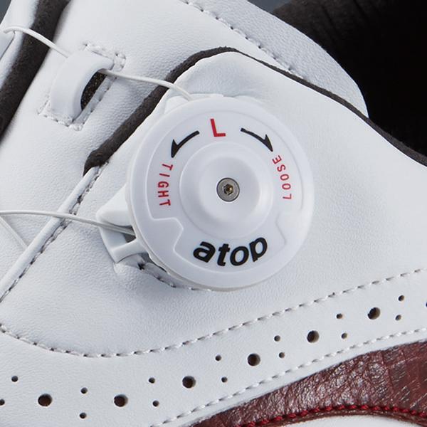 アクセル EVO FLEX VER2 AXGS-20303 ゴルフシューズ 白/赤 