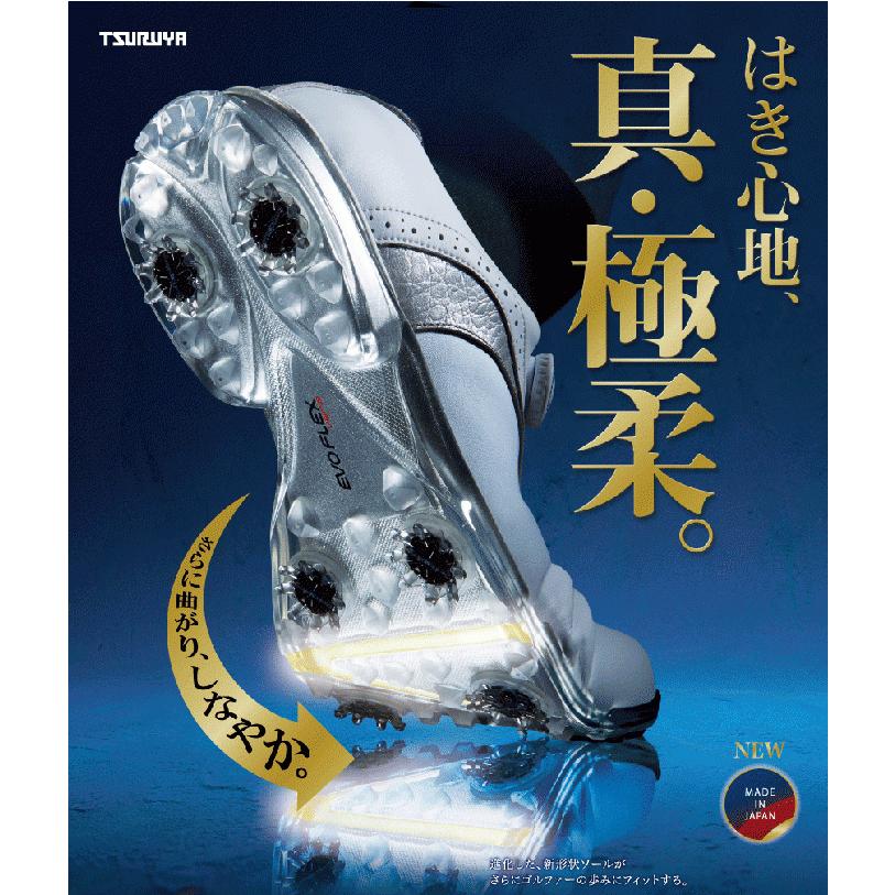 アクセル EVO FLEX VER2 AXGS-20303 ゴルフシューズ 白/赤 