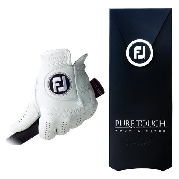 FootJoy（フットジョイ） ピュアタッチ FGPU ゴルフ手袋 左手着用