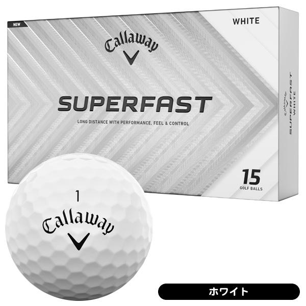 Callaway（キャロウェイ） 2025 スーパーファスト ゴルフボール ［15球
