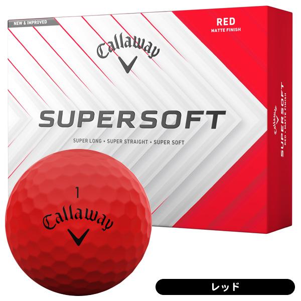 新品タグ付き　キャロウェイ　ダンボールスウェットブルゾン　赤　Ｌ　ゴルフ Callaway（キャロウェイ） 2025 スーパーソフト ゴルフボール ［1