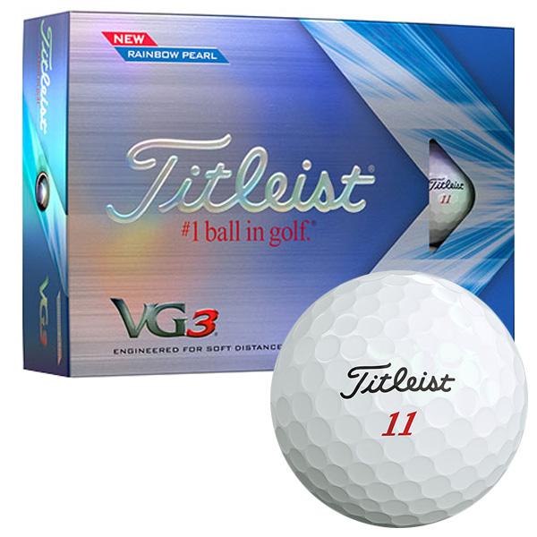 Titleist VG3 タイトリスト 2022 ボール (レインボーパール) 1ダース