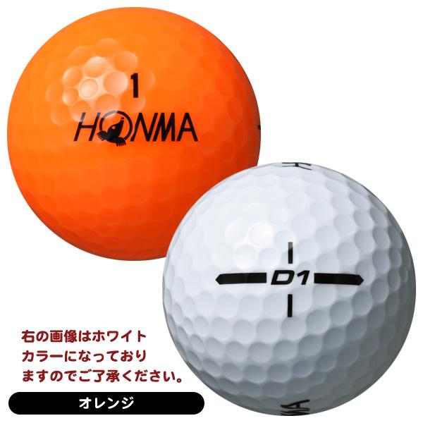 HONMA GOLF（本間ゴルフ） 2024 D1 ゴルフボール ［1ダース］ : ゴルフ