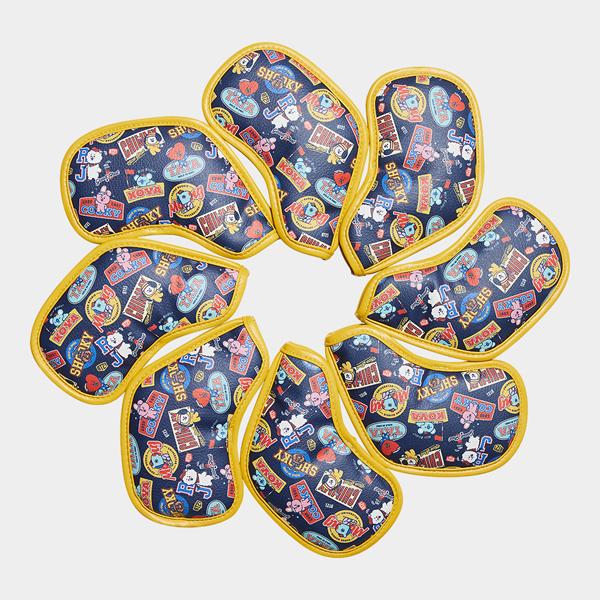 BT21 BABY ゴルフ アイアン用 ヘッドカバー 8個入リ