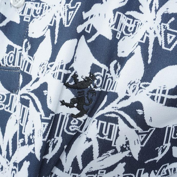 Admiral Golf - ゴルフ御召しもの メンズ アドミラル リーフジャガードポロシャツ 春 夏 26SS