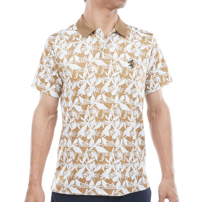 Admiral Golf - ゴルフ御召しもの メンズ アドミラル リーフジャガードポロシャツ 春 夏 26SS