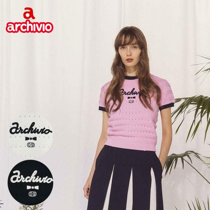 ARCHIVIO アルチビオレースジャケットゴルフレディース薄手ロゴ